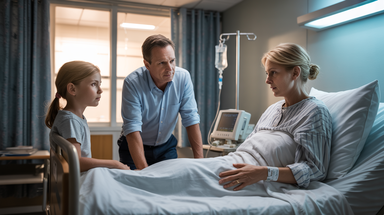 Father Never Wants And Refuses To Take In Daughter, Despite Ex-Wife’s Severe Hospitalization