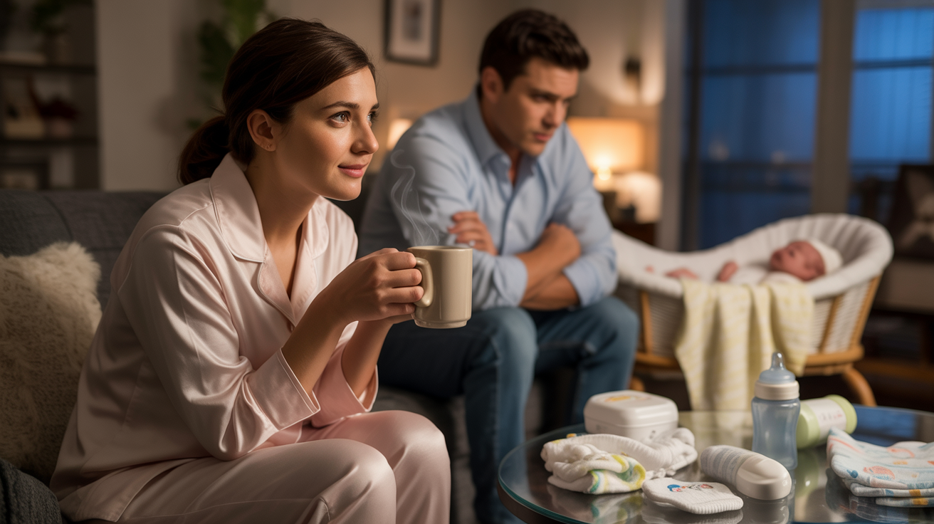 Husband Demands Praise From Wife For Doing The Bare Minimum "Dad Job" For Their Newborn