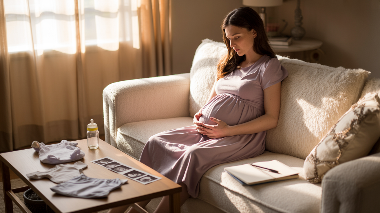 Pregnant Woman Prepares To Raise Her Baby Alone After Her Partner Tries To Their Child's Existence
