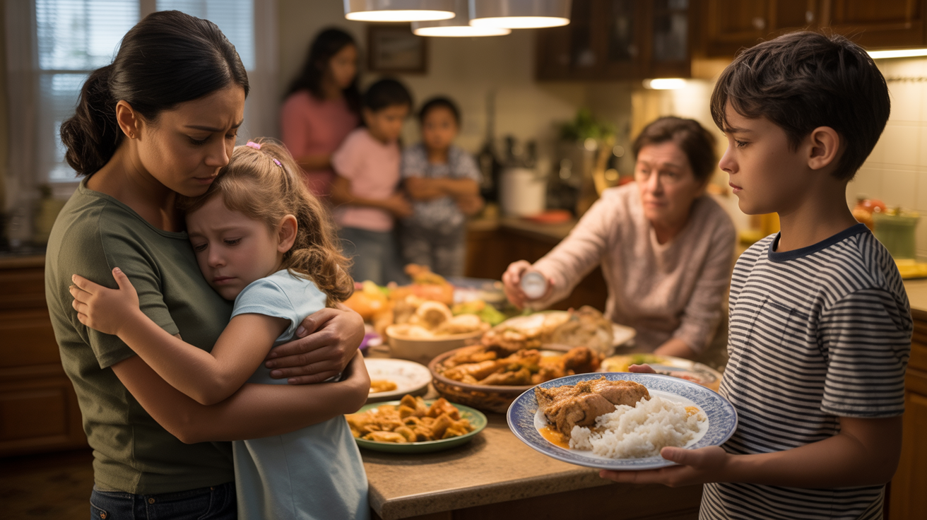 Mother Scolds Teenage Nephew For Eating Special Meal Prepared For Her Picky Daughter