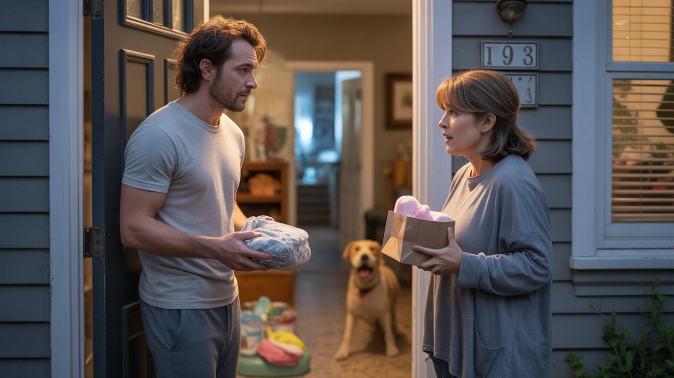 Exhausted New Dad Snaps At Distant Relative Who Shows Up Unannounced With Baby Gifts