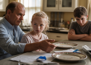 Grieving Father Devotes Every Moment To Dying Daughter While Healthy Son Quietly Breaks Apart