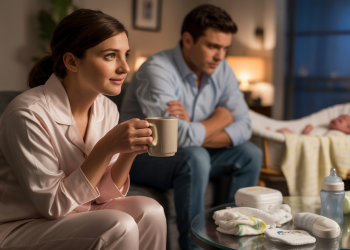 Husband Demands Praise From Wife For Doing The Bare Minimum “Dad Job” For Their Newborn