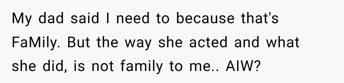 A Long-Lost Brother Finally Appears but His Fiancée Decides to Crash the Reunion My dad said I need to because that's FaMily. But the way she acted and what she did, is not family to me.. AIW?
