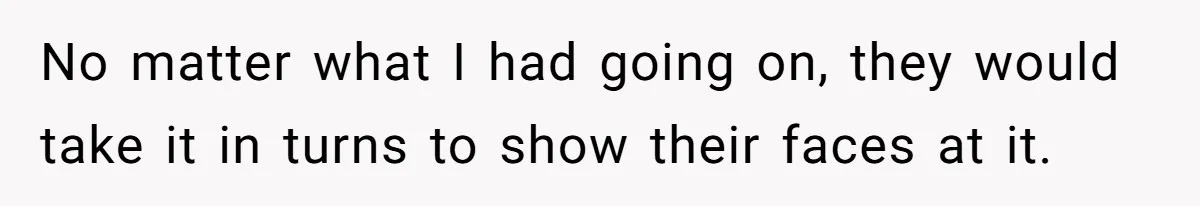 Teen Tells Divorced Parents He Wants Them Both There, Sparks Family Drama No matter what I had going on, they would take it in turns to show their faces at it.