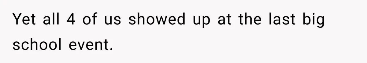 Teen Tells Divorced Parents He Wants Them Both There, Sparks Family Drama Yet all 4 of us showed up at the last big school event.