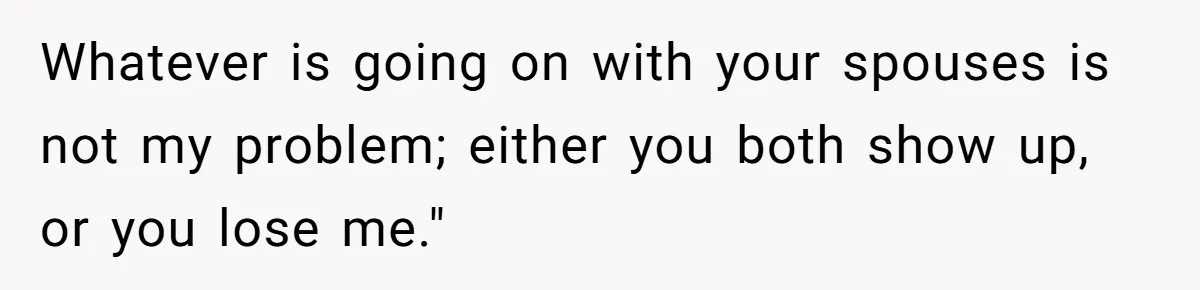 Teen Tells Divorced Parents He Wants Them Both There, Sparks Family Drama Whatever is going on with your spouses is not my problem; either you both show up, or you lose me."