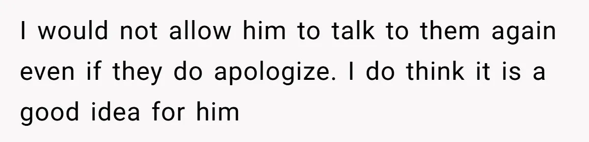 Mom Shields Deaf Son From Toxic Bullying By Peers And Adults In His Own Community I would not allow him to talk to them again even if they do apologize. I do think it is a good idea for him