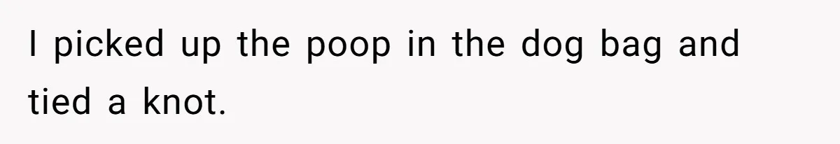 Dog Poops On NYC Sidewalk, Café Owner Comes Out Furious, Owner Says It’s Public Space I picked up the poop in the dog bag and tied a knot.