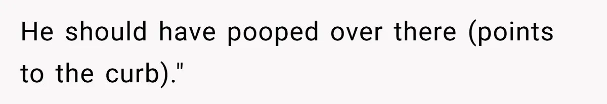 Dog Poops On NYC Sidewalk, Café Owner Comes Out Furious, Owner Says It’s Public Space He should have pooped over there (points to the curb)."