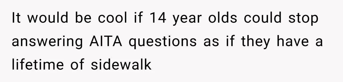 Dog Poops On NYC Sidewalk, Café Owner Comes Out Furious, Owner Says It’s Public Space It would be cool if 14 year olds could stop answering AITA questions as if they have a lifetime of sidewalk