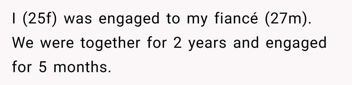 Woman Ends Engagement After Fiancé Sleeps At His Ex’s House And Goes Silent All Night I (25f) was engaged to my fiancé (27m). We were together for 2 years and engaged for 5 months.