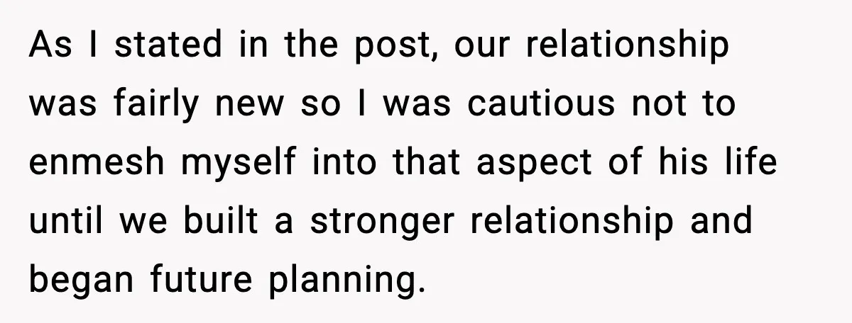 She Dumped Her Boyfriend After Discovering He’d Abandoned His Child As I stated in the post, our relationship was fairly new so I was cautious not to enmesh myself into that aspect of his life until we built a stronger...