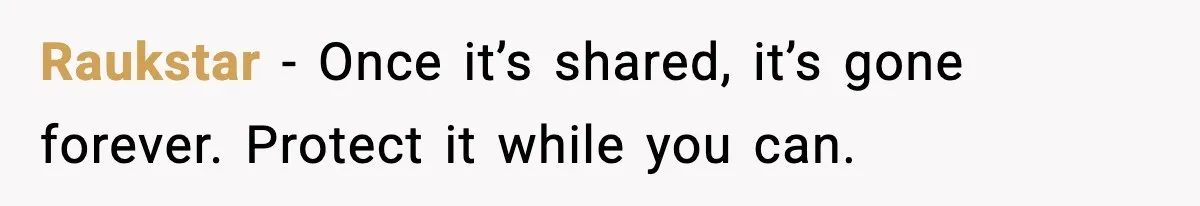 Her Husband Bought Her a Switch, Then Acted Like It Wasn’t Hers Raukstar - Once it’s shared, it’s gone forever. Protect it while you can.