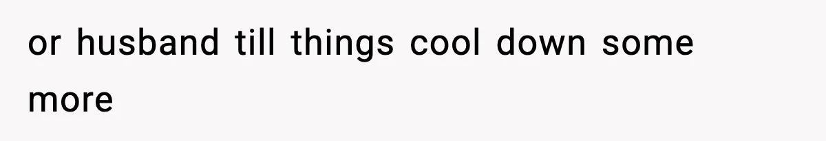 Woman Tells Sister Her “Rainbow Baby” Isn’t Special After He Ruins Twins’ Birthday Party or husband till things cool down some more
