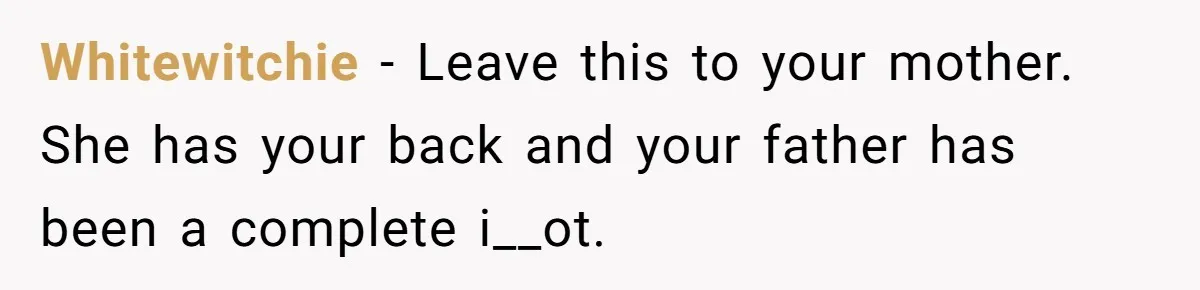 Dog Messes With Wasted Pads, Helpless Dad Tells Daughter To 'Grow Up' And Use Tampons For Easy Flush Whitewitchie − Leave this to your mother. She has your back and your father has been a complete i__ot.