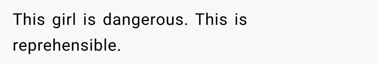Seventeen-Year-Old Girl Fakes Seizure At A Wedding Only To Avoid Going Home With Mother This girl is dangerous. This is reprehensible.
