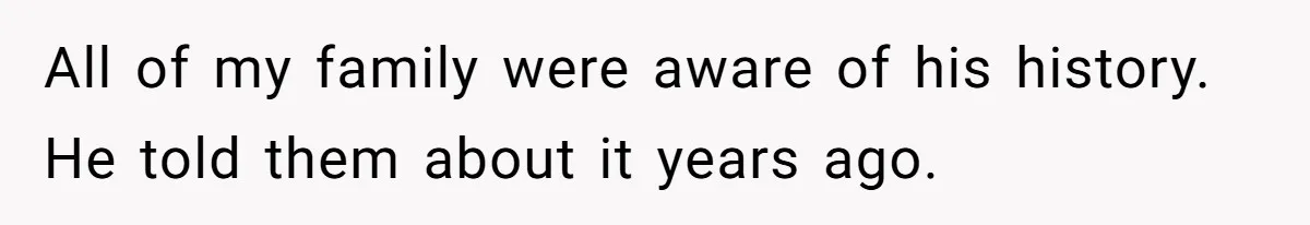 Family Calls This Man “Dangerous” After A Breakdown, Then Blames His Wife For Choosing Him All of my family were aware of his history. He told them about it years ago.