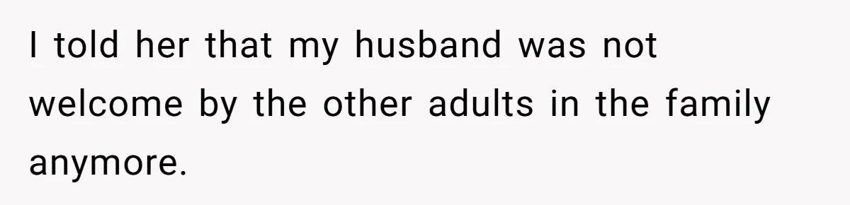 Family Calls This Man “Dangerous” After A Breakdown, Then Blames His Wife For Choosing Him I told her that my husband was not welcome by the other adults in the family anymore.
