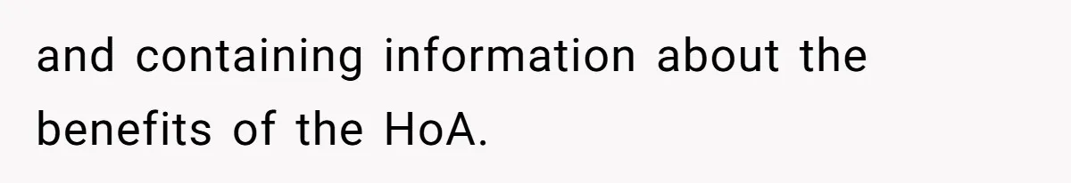 Developer Harassed My Tenants And Tried To Force An HOA, Then Got Sued And Paid Millions In Fines and containing information about the benefits of the HoA.