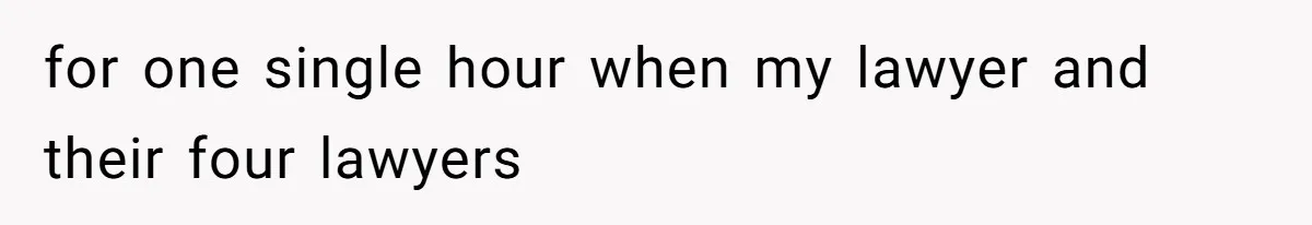 Developer Harassed My Tenants And Tried To Force An HOA, Then Got Sued And Paid Millions In Fines for one single hour when my lawyer and their four lawyers