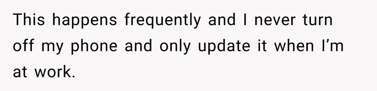 Doctor Files Noise Complaint Against New Mom Neighbor After Losing Sleep And Nearly Risking Her Career This happens frequently and I never turn off my phone and only update it when I’m at work.