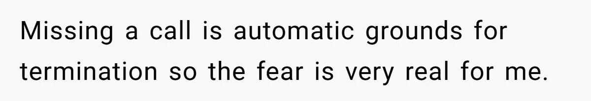 Doctor Files Noise Complaint Against New Mom Neighbor After Losing Sleep And Nearly Risking Her Career Missing a call is automatic grounds for termination so the fear is very real for me.