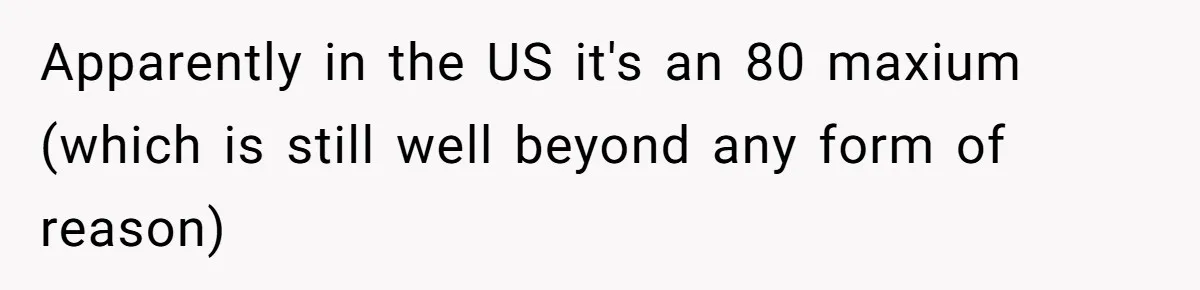 Doctor Files Noise Complaint Against New Mom Neighbor After Losing Sleep And Nearly Risking Her Career Apparently in the US it's an 80 maxium (which is still well beyond any form of reason)