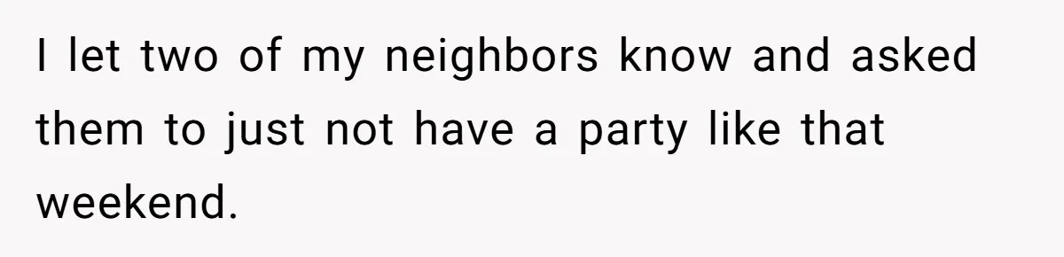 Doctor Files Noise Complaint Against New Mom Neighbor After Losing Sleep And Nearly Risking Her Career I let two of my neighbors know and asked them to just not have a party like that weekend.