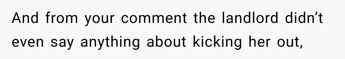 Doctor Files Noise Complaint Against New Mom Neighbor After Losing Sleep And Nearly Risking Her Career And from your comment the landlord didn’t even say anything about kicking her out,