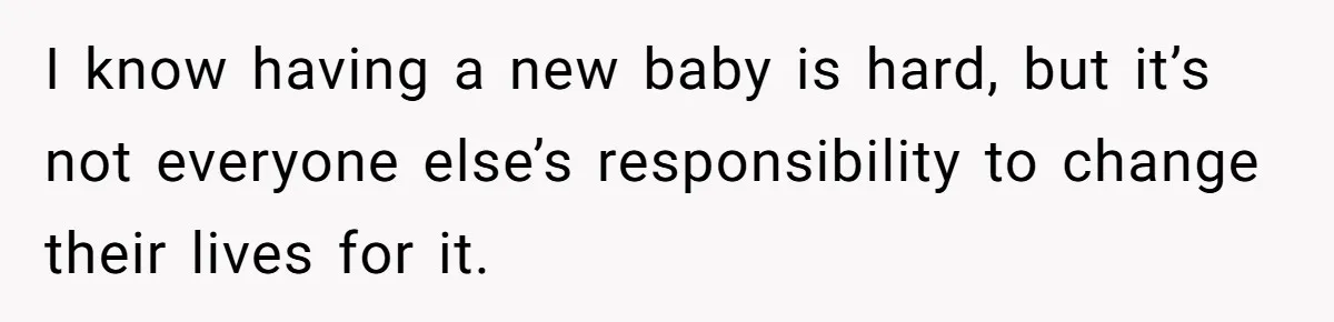 Doctor Files Noise Complaint Against New Mom Neighbor After Losing Sleep And Nearly Risking Her Career I know having a new baby is hard, but it’s not everyone else’s responsibility to change their lives for it.