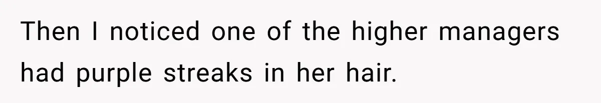 Retail Manager Demands “Mostly Natural” Hair, Gets Furious When Employee Follows The Rule Exactly And Still Keeps Color Then I noticed one of the higher managers had purple streaks in her hair.