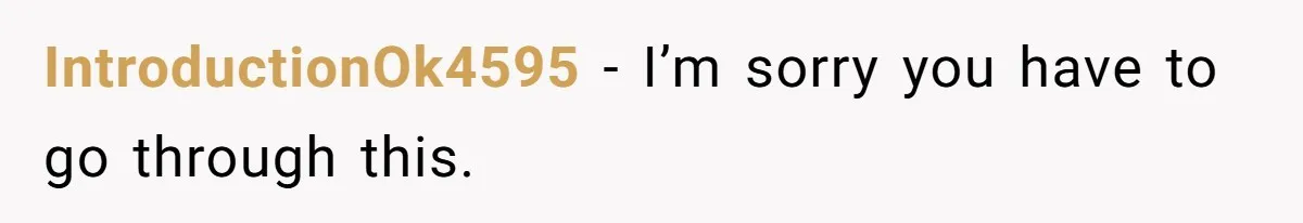 Grandmother Loses Access To Future Grandchild After Defending Her Friend’s Past Abuse IntroductionOk4595 − I’m sorry you have to go through this.
