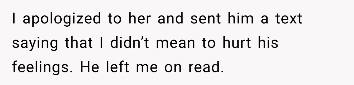 Boyfriend Explodes Over Girlfriend's Innocent Hospital Photo, Then He Tells His Mom It "Triggers Anxiety" I apologized to her and sent him a text saying that I didn’t mean to hurt his feelings. He left me on read.