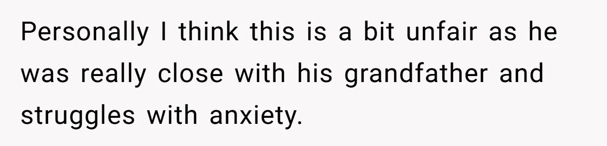 Boyfriend Explodes Over Girlfriend's Innocent Hospital Photo, Then He Tells His Mom It "Triggers Anxiety" Personally I think this is a bit unfair as he was really close with his grandfather and struggles with anxiety.