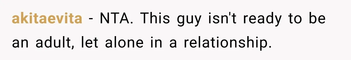 Boyfriend Explodes Over Girlfriend's Innocent Hospital Photo, Then He Tells His Mom It "Triggers Anxiety" akitaevita − NTA. This guy isn't ready to be an adult, let alone in a relationship.