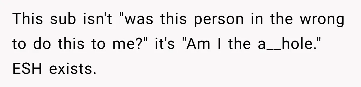 Lurker Tells Reddit Empathy Matters, Now Strangers Call Her “Toxic” For Not Worshipping Revenge This sub isn't "was this person in the wrong to do this to me?" it's "Am I the a__hole." ESH exists.
