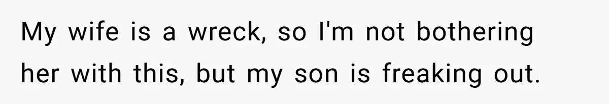 Man Drives To Friend’s House For Toddler’s Toy, Gets Accused Of “Barging In” My wife is a wreck, so I'm not bothering her with this, but my son is freaking out.