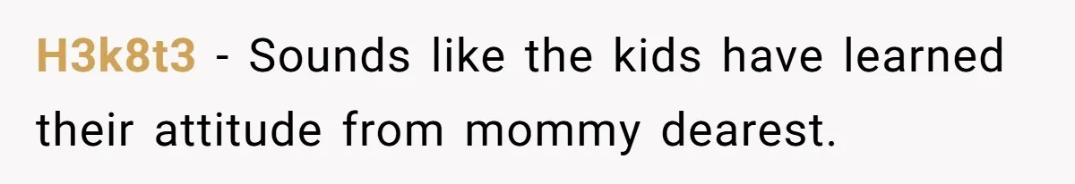 Nanny Told Not To Parent Kids Follows Orders Exactly And Leaves House In Total Chaos H3k8t3 − Sounds like the kids have learned their attitude from mommy dearest.