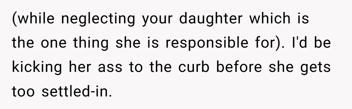 Dad Cancels Dinner After His Girlfriend Doesn't Feed His Daughter Lunch (while neglecting your daughter which is the one thing she is responsible for). I'd be kicking her ass to the curb before she gets too settled-in.