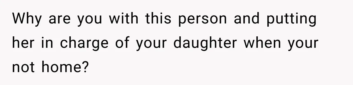 Dad Cancels Dinner After His Girlfriend Doesn't Feed His Daughter Lunch Why are you with this person and putting her in charge of your daughter when your not home?