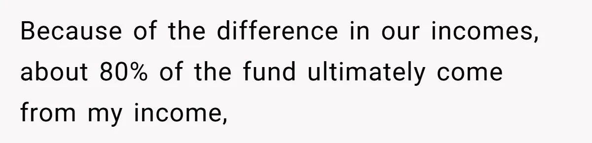 Woman Refuses To Help Pay For Fiancé’s Best Friend’s Medical Bills, Calls Him A “Loser” Because of the difference in our incomes, about 80% of the fund ultimately come from my income,