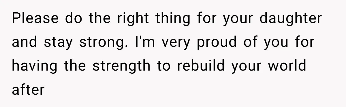 Teen Mom Escapes With Her Child After Parents Forced Her To Give Birth At 13 Please do the right thing for your daughter and stay strong. I'm very proud of you for having the strength to rebuild your world after