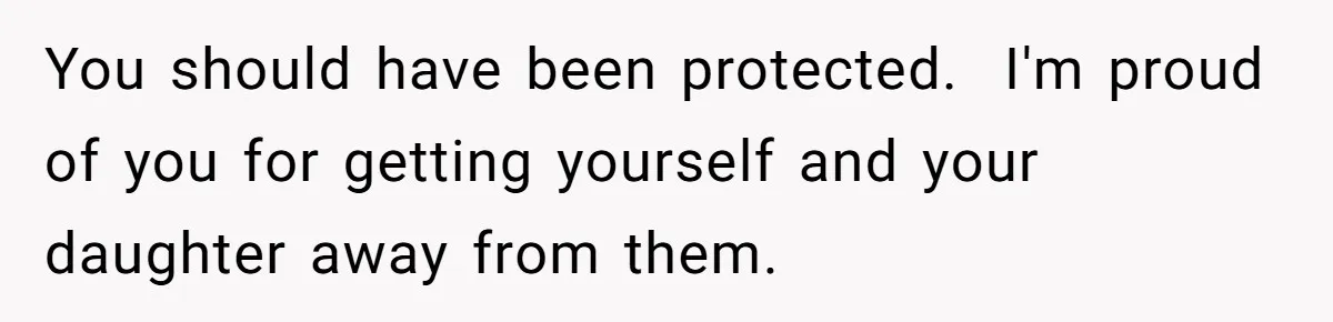 Teen Mom Escapes With Her Child After Parents Forced Her To Give Birth At 13 You should have been protected. I'm proud of you for getting yourself and your daughter away from them.