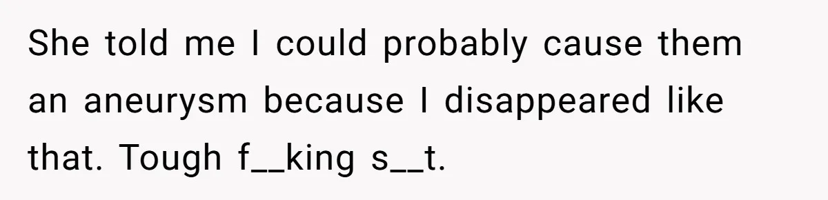 Teen Mom Escapes With Her Child After Parents Forced Her To Give Birth At 13 She told me I could probably cause them an aneurysm because I disappeared like that. Tough f__king s__t.