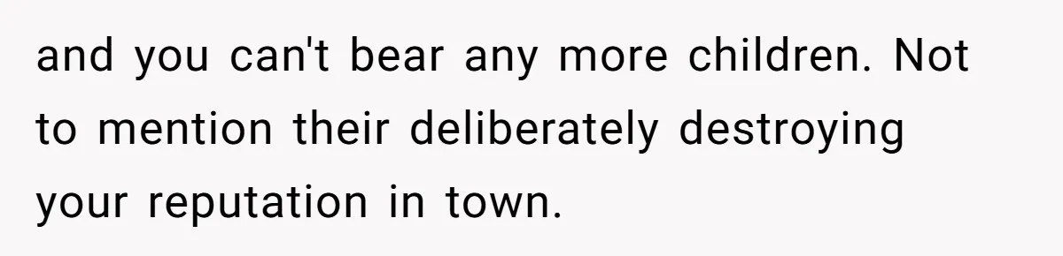 Teen Mom Escapes With Her Child After Parents Forced Her To Give Birth At 13 and you can't bear any more children. Not to mention their deliberately destroying your reputation in town.