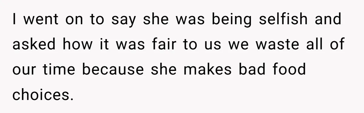 Woman Accused Of Fat-Shaming After Suggesting Friend Use A Mobility Scooter During Mall Trips I went on to say she was being selfish and asked how it was fair to us we waste all of our time because she makes bad food choices.