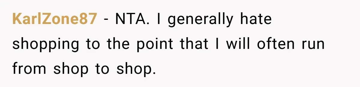 Woman Accused Of Fat-Shaming After Suggesting Friend Use A Mobility Scooter During Mall Trips KarlZone87 − NTA. I generally hate shopping to the point that I will often run from shop to shop.