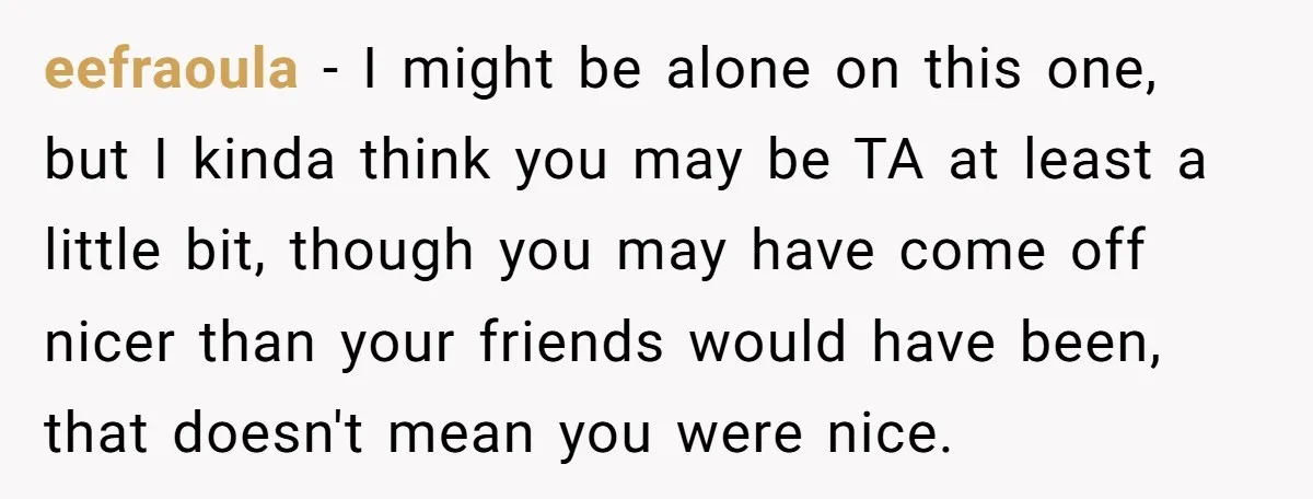 Woman Accused Of Fat-Shaming After Suggesting Friend Use A Mobility Scooter During Mall Trips eefraoula − I might be alone on this one, but I kinda think you may be TA at least a little bit, though you may have come off nicer than...