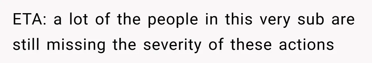 ETA: a lot of the people in this very sub are still missing the severity of these actions